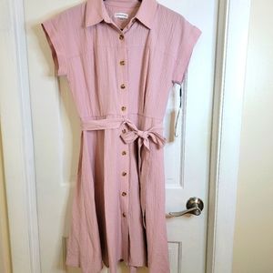 NWT-Calvin Klein Pink Shirts Drsss. 8.